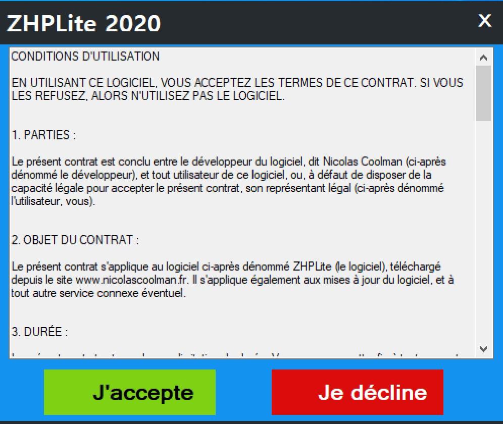 1licence - Tuto ZHP