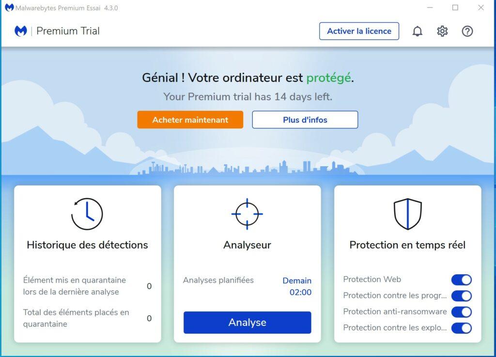 analyse 1 1024x737 - Tuto Malwarebytes