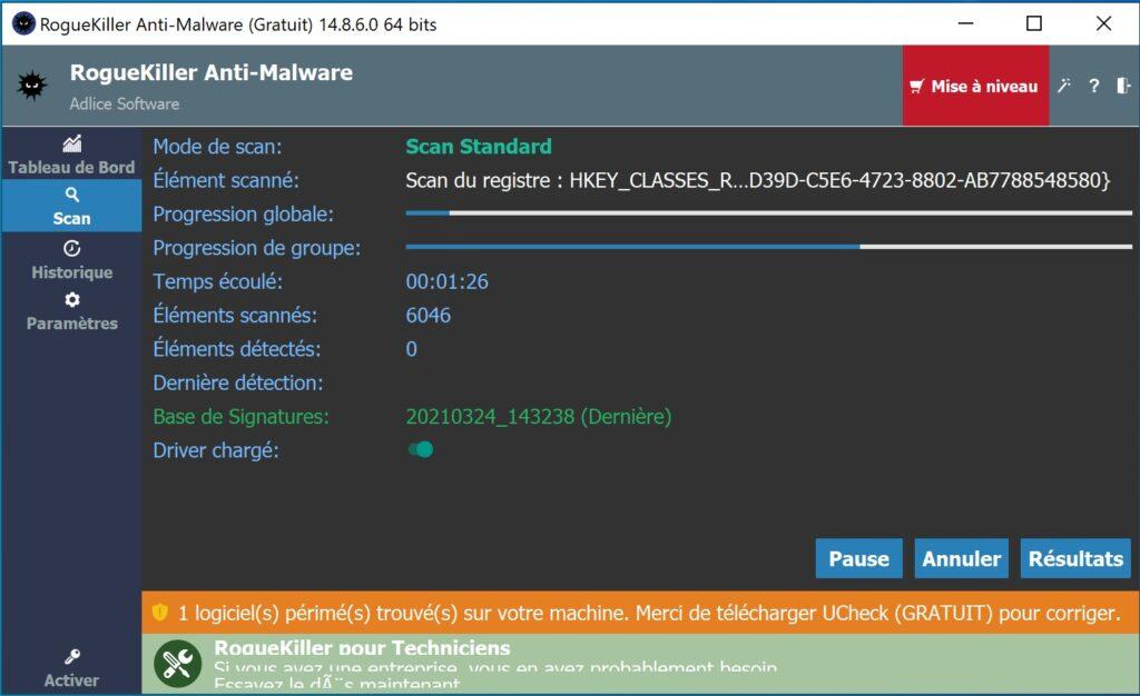 roguekiller en cours 1024x626 - Tuto RogueKiller