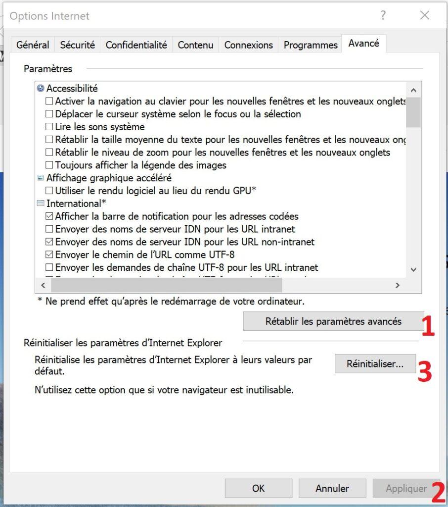 interface option internet 2 906x1024 - Tuto Nettoyage & Optimisation