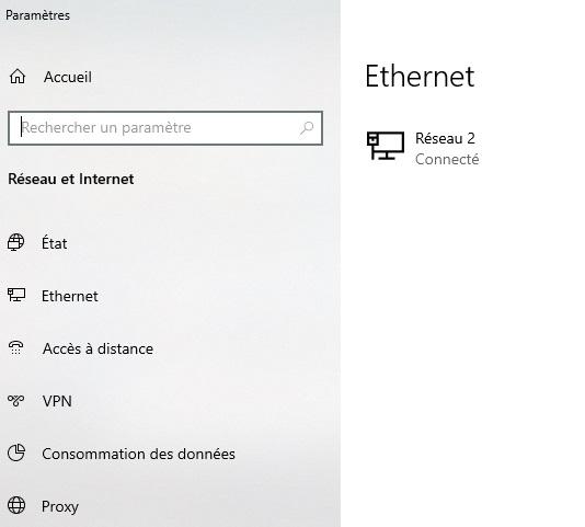 reseau rj45 1 - Problème de partage réseau - Windows 10