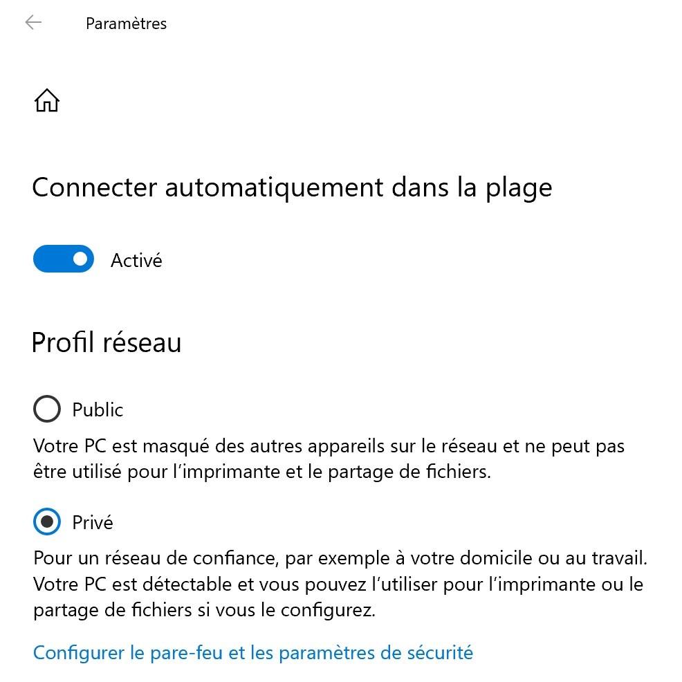 reseau wifi e2 - Problème de partage réseau - Windows 10