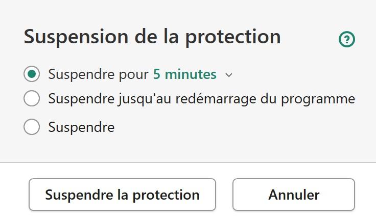 suspendre antivirus - Problème de partage réseau - Windows 10