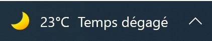 widget meteo - Désactiver le widget météo sur Windows 10