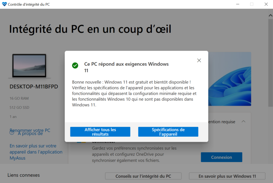 10 ok 900x604 - Tutoriel : Mise à jour vers Windows 11