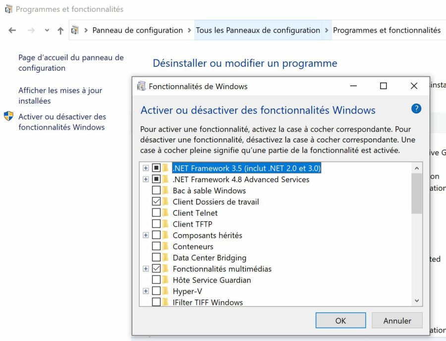 fontionnaliteswin 900x689 - Tuto : Installer Linux sous Windows 10 avec WSL