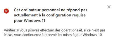 Comment Mettre à Niveau un PC Windows 10 vers Windows 11 Malgré les Limitations de Compatibilité